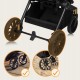 Lionelo Mika Plus Καρότσι Βρεφικό 3 σε 1 έως 22 kg Black Onyx