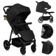 Lionelo Mira Βρεφικό Καρότσι έως 22kg Black Onyx