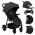 Lionelo Mira Βρεφικό Καρότσι έως 22kg Gray Graphite