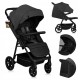 Lionelo Mira Βρεφικό Καρότσι έως 22kg Gray Graphite