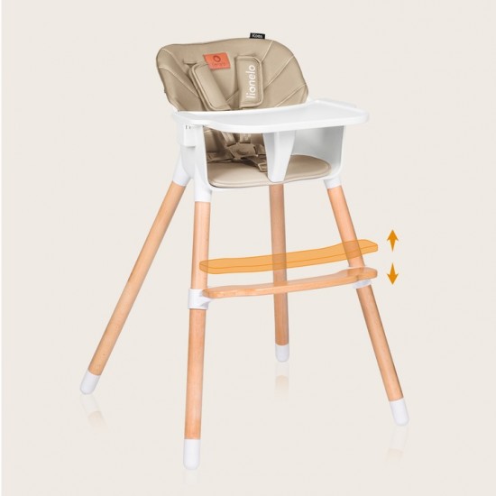 Lionelo Koen Καρεκλάκι φαγητού 2 σε 1 Beige Sand