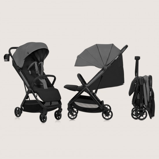 Lionelo Julie Air Καρότσι Ταξιδίου έως 22kg Gray Stone