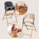 Lionelo Megan Καρεκλάκι Φαγητού 3 σε 1 Gray Wood