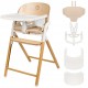 Lionelo Megan Καρεκλάκι Φαγητού 3 σε 1 White Wood