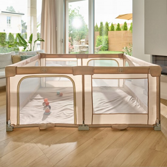 Lionelo Florence Easy Fold Πάρκο 150X180cm Beige Sand