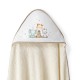 Interbaby Jirafa Elefante Μπουρνούζι Κάπα & Σαλιάρα Beige