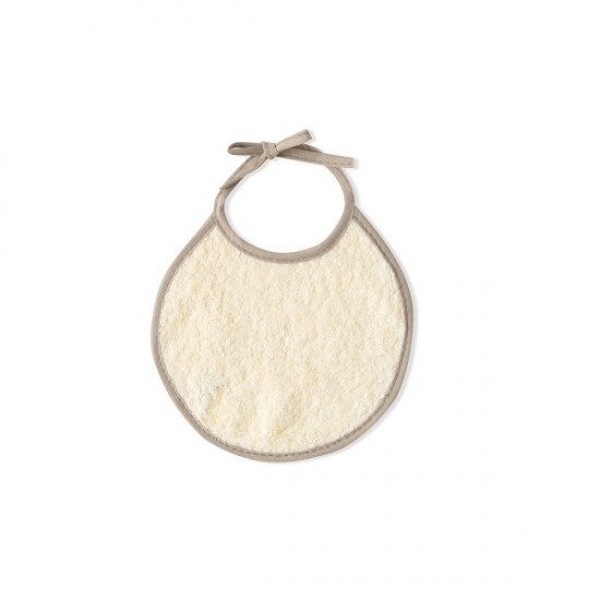 Interbaby Jirafa Elefante Μπουρνούζι Κάπα & Σαλιάρα Beige
