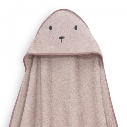 Interbaby Bear Σετ Μπουρνούζι & Πανάκι Παρηγοριάς Μουσελίνας Pink