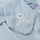 Interbaby Κουβέρτα Αγκαλιάς 80X110 Bear Blue