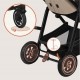 Lionelo Amber Καρότσι Βρεφικό έως 22kg 3 σε 1 Beige Sand