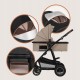 Lionelo Amber Καρότσι Βρεφικό έως 22kg 3 σε 1 Beige Sand