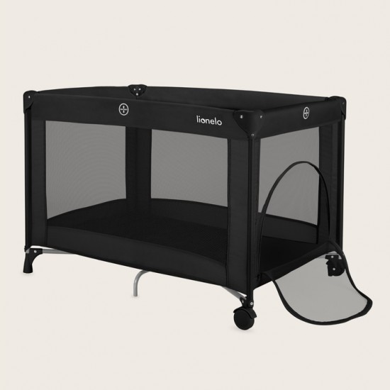 Lionelo Amelie Παρκοκρέβατο 1 Επιπέδoυ Black Carbon