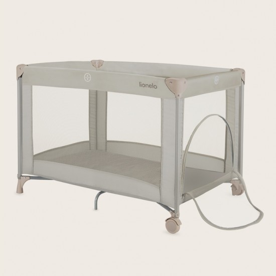 Lionelo Amelie Παρκοκρέβατο 1 Επιπέδoυ Beige Sand