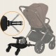 Lionelo Buggy Board Σκαλάκι Καροτσιού Με Κάθισμα Black Onyx