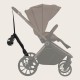 Lionelo Buggy Board Σκαλάκι Καροτσιού Με Κάθισμα Black Onyx