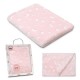 Interbaby Κουβέρτα Αγκαλιάς 80X110 Stars Pink