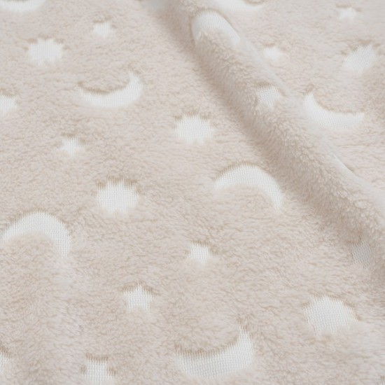 Interbaby Κουβέρτα Αγκαλιάς 80X110 Stars Beige