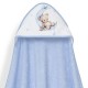 Interbaby Bear Μπουρνούζι Κάπα & Καπέλο Μπάνιου Blue