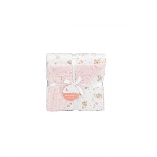 Interbaby Elefante Κουβέρτα Αγκαλιάς 80X110 Pink