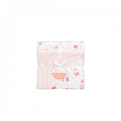 Interbaby Paracaidista Κουβέρτα Αγκαλιάς 80X110 Pink