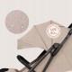 Lionelo Tansi Καρότσι Ταξιδίου έως 22kg Beige Sand