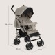 Lionelo Irma Καρότσι Μπαστούνι Beige Sand