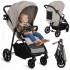 Lionelo Emerald Καρότσι Ταξιδίου έως 22kg Beige Sand