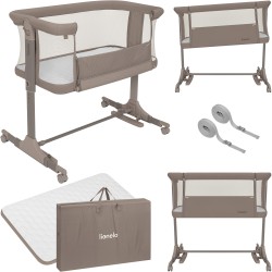 Lionelo Pari Λίκνο Συγκοίμησης Beige Taupe