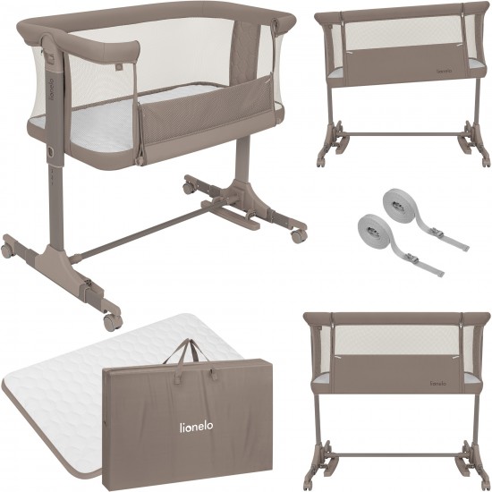 Lionelo Pari Λίκνο Συγκοίμησης Beige Taupe