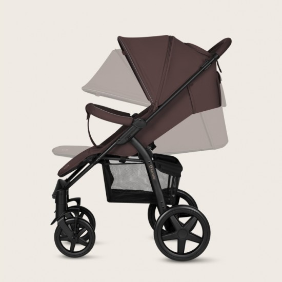 Lionelo Annet Plus Βρεφικό Καρότσι έως 22kg Brown Chocolate