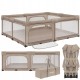 Lionelo Florence XL Easy Fold Πάρκο 180X200cm Beige Sand