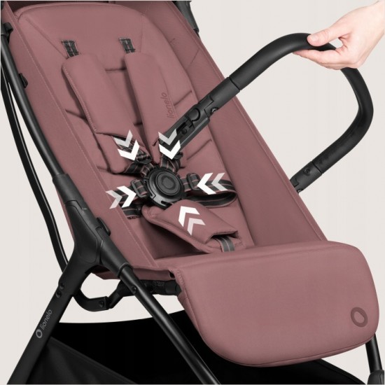 Lionelo Agia Auto Fold Καρότσι Ταξιδίου έως 22kg Pink Mauve