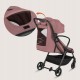 Lionelo Agia Auto Fold Καρότσι Ταξιδίου έως 22kg Pink Mauve