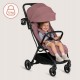 Lionelo Agia Auto Fold Καρότσι Ταξιδίου έως 22kg Pink Mauve