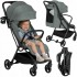 Lionelo Agia Auto Fold Καρότσι Ταξιδίου έως 22kg Green Sage