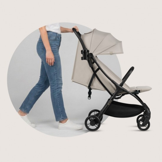 Lionelo Agia Auto Fold Καρότσι Ταξιδίου έως 22kg Beige Sand
