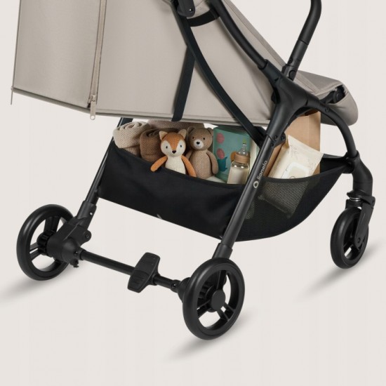 Lionelo Agia Auto Fold Καρότσι Ταξιδίου έως 22kg Beige Sand