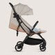 Lionelo Agia Auto Fold Καρότσι Ταξιδίου έως 22kg Beige Sand