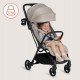 Lionelo Agia Auto Fold Καρότσι Ταξιδίου έως 22kg Beige Sand