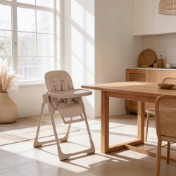 Lionelo Linn Plus Καρεκλάκι Φαγητού Beige Taupe