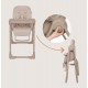 Lionelo Linn Plus Καρεκλάκι Φαγητού Beige Taupe