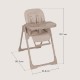 Lionelo Linn Plus Καρεκλάκι Φαγητού Beige Sand
