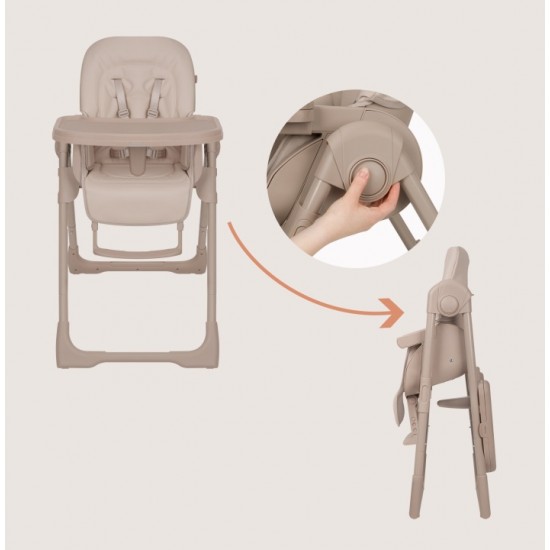 Lionelo Linn Plus Καρεκλάκι Φαγητού Beige Sand