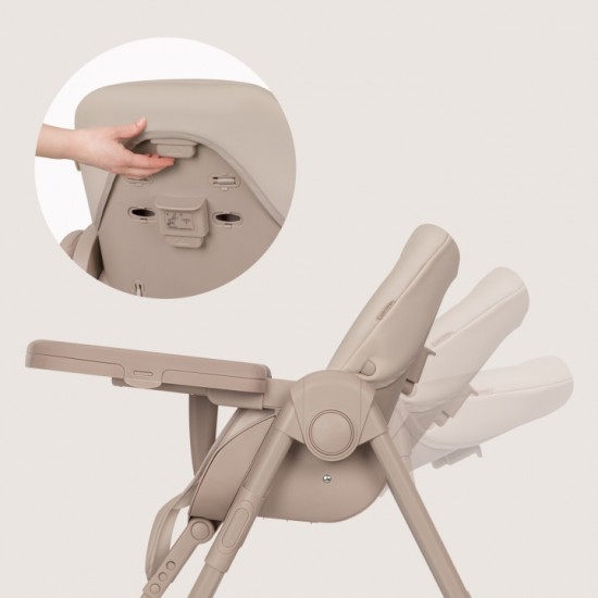 Lionelo Linn Plus Καρεκλάκι Φαγητού Beige Sand