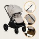 Lionelo Mika Plus Καρότσι Βρεφικό με Αναστροφή έως 22 kg Beige Sand