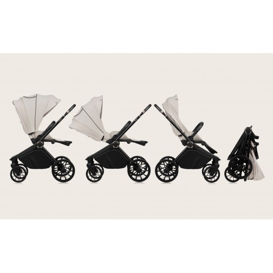 Lionelo Mika Plus Καρότσι Βρεφικό με Αναστροφή έως 22 kg Beige Sand
