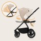 Lionelo Meril Καρότσι Βρεφικό έως 22kg 3 σε 1 Beige Sand