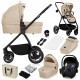 Lionelo Meril Καρότσι Βρεφικό έως 22kg 3 σε 1 Beige Sand