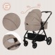 Lionelo Greet Καρότσι Βρεφικό 3 σε 1 έως 22kg Black Onyx