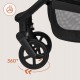 Lionelo Greet Καρότσι Βρεφικό 3 σε 1 έως 22kg Black Onyx